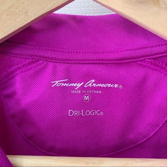 Like New Tommy Armour Dri-Logic Fuchsia Golf Polo - Picture 2 of 5